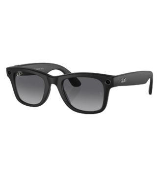 Умные очки Ray-Ban Meta Wayfarer RW4006 601/7150 Shiny Black G15 Green