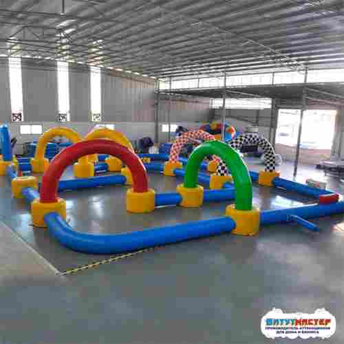 Надувная трасса «Весёлый лабиринт» игровая, 10×10×2,5 м
