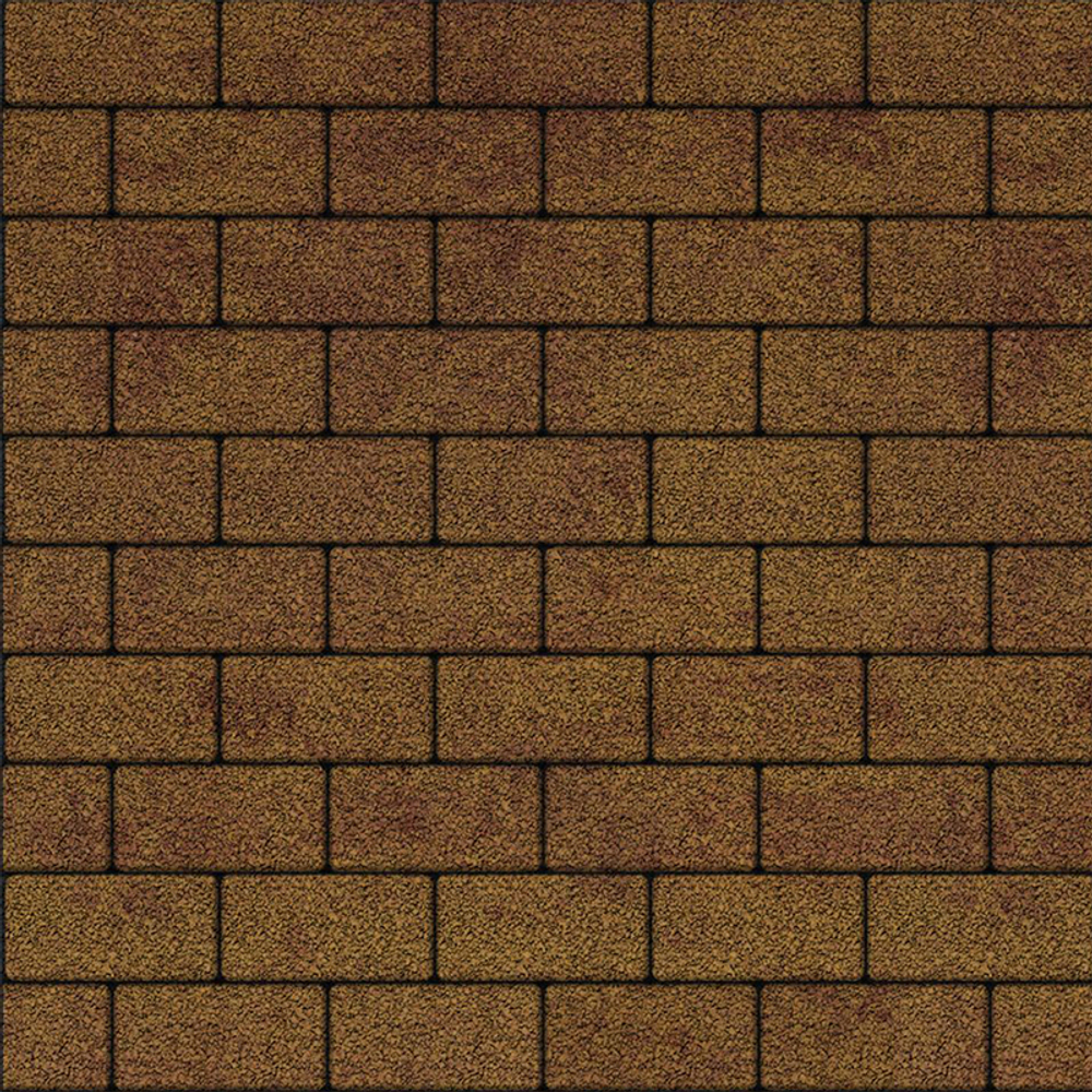 Тротуарная плитка ПРЯМОУГОЛЬНИК 200x100 мм - Листопад гранит Каир