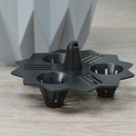 Кашпо Геометрия 2,2л, серый жемчуг