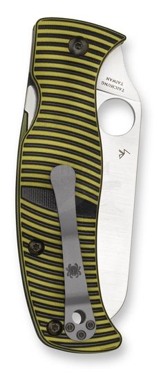 Складной нож Spyderco Spyderco Caribbean C217GPSF c клинком из стали LC200N Rustproof Steel, рукоять G10