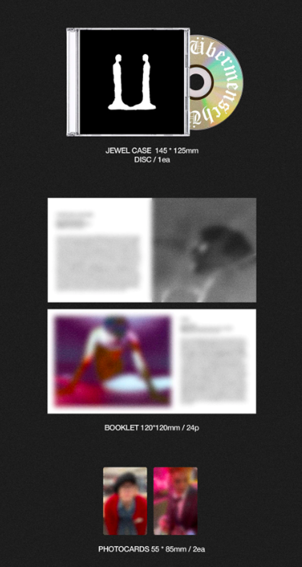 Альбом G-DRAGON - 3RD ALBUM Übermensch (JEWEL ver.)