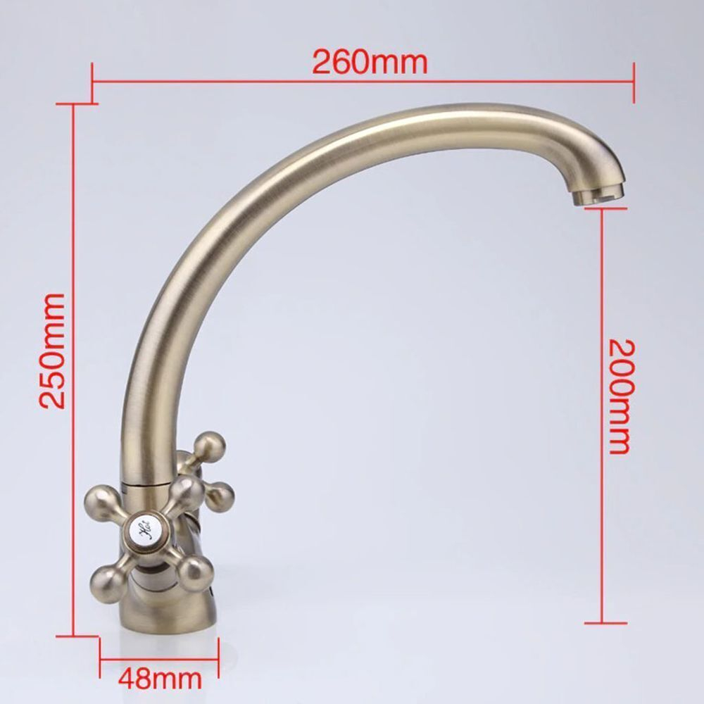 Смеситель для кухни, Frap, с кран-буксой, сатин, F4219-4