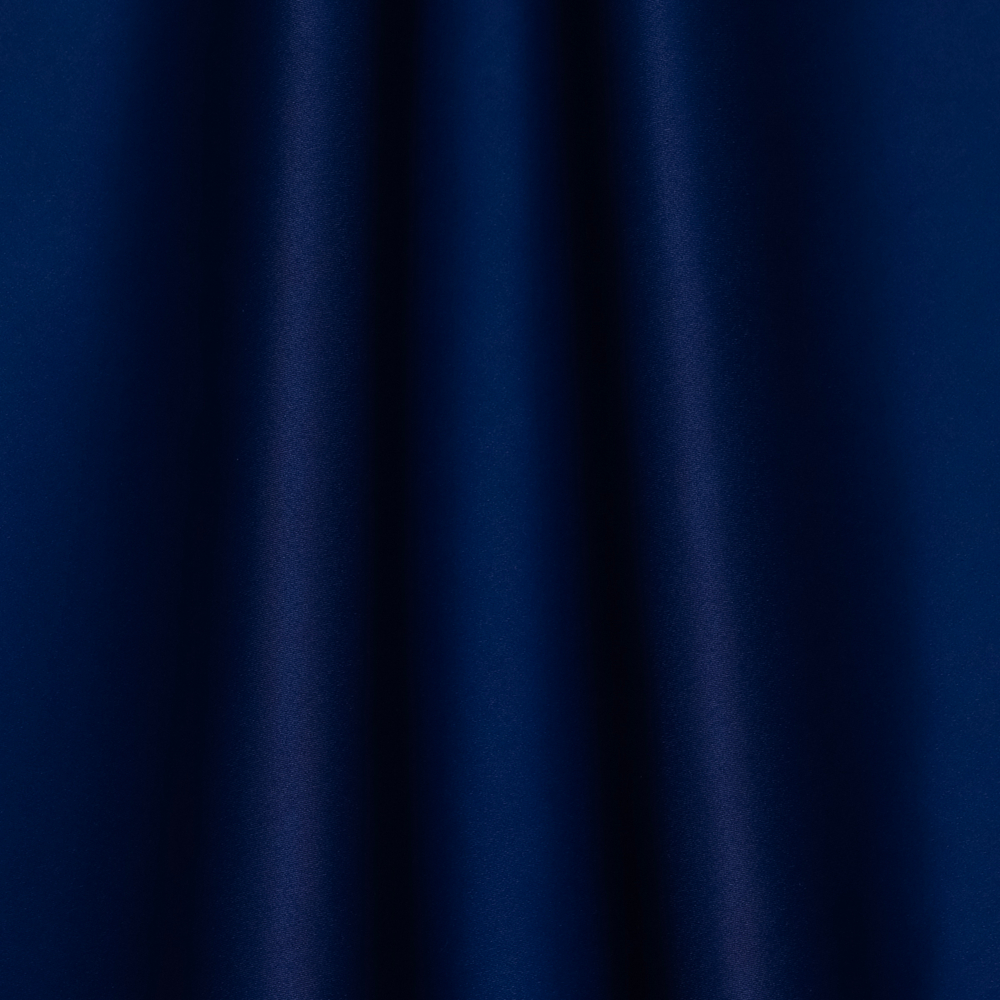 Шёлковая саржа насыщенного синего цвета