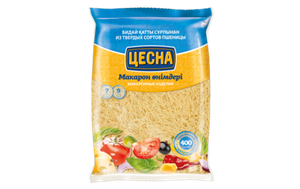 МАКАРОНЫ ЦЕСНА ПАУТИНКА 1ММ 400ГР