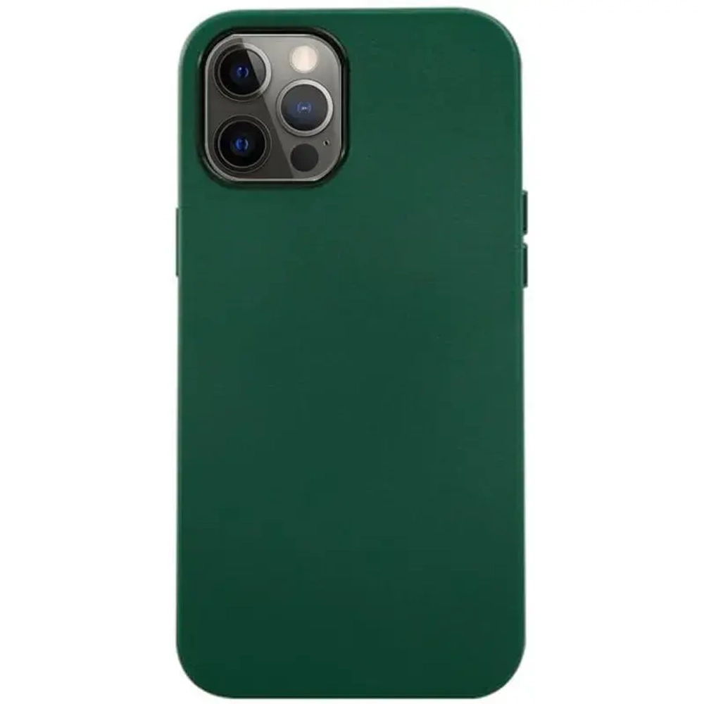 Чехол-накладка K-Doo Noble Collection для iPhone 13 Pro искусственная кожа (зеленый)
