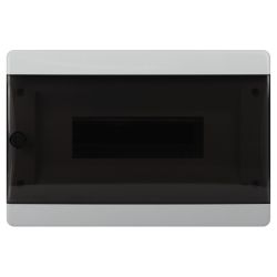 Корпус пластиковый встраиваемый ЭРА COMFORT ЩРВ-П-12 IP40 прозрачная крышка белый