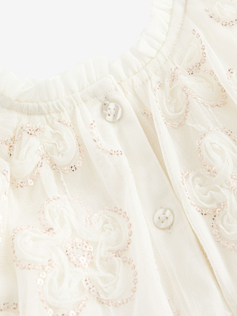 Платье для девочки Next N32-755, Молочный