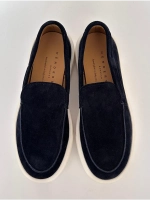 Лоферы синие