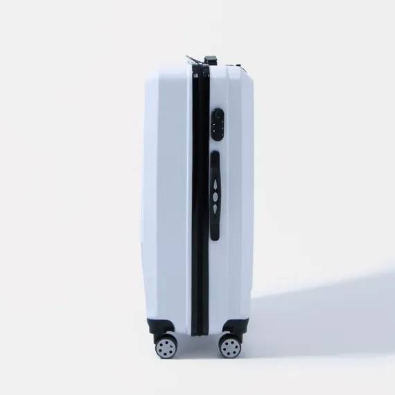 Чемодан большой 28&quot;, кодовый замок, цвет белый