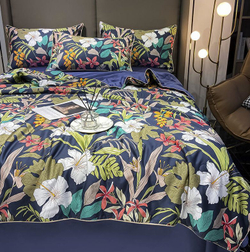 ZEPHYR HOME Одеяло летнее 200х230 Двуспалка Египетский хлопок синий