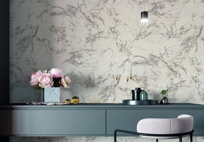 1360-24 Обои Palitra MARBLE 0,53х10,05 / виниловые на бумажной основе