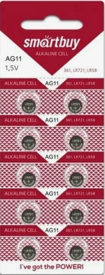 Батарейка Smartbuy AG11 LR58 LR721 1шт