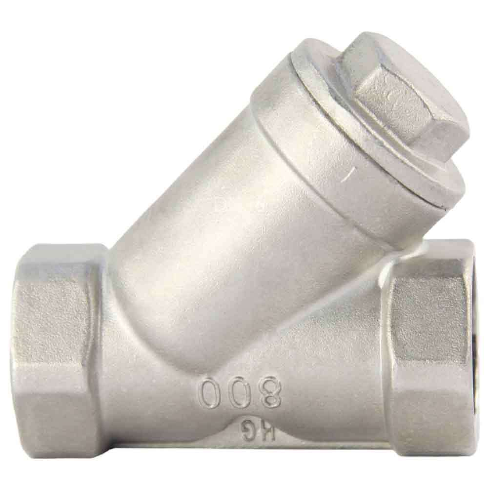 Filtro de malla Elephant YS-316, material del cuerpo - acero inoxidable AISI 316, material del elemento filtrante - acero inoxidable AISI 316, sello - PTFE