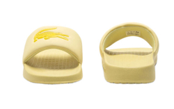 Шлепанцы Lacoste Serve Slide 1.0 - светло-желтый/желтый