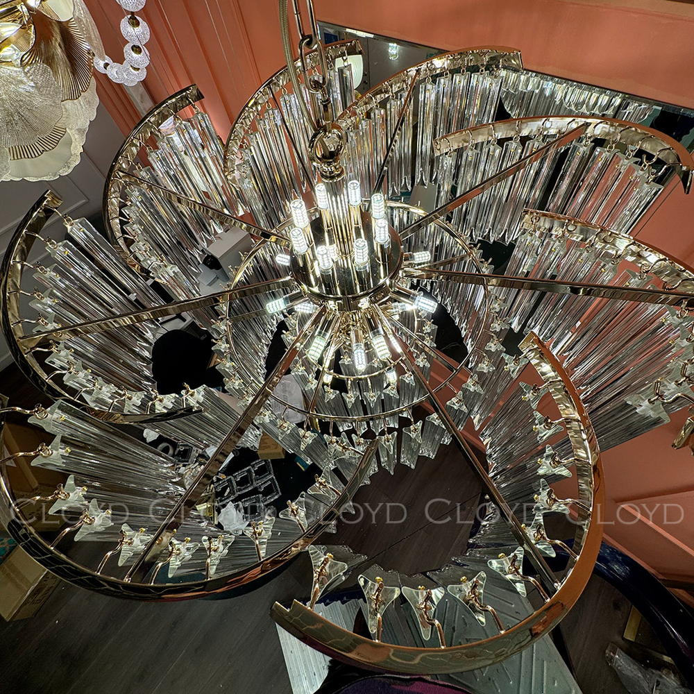 Люстра Cloyd EVOLUTE-C C24 / Ø83 см - золото (арт.11515)