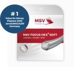 Теннисная струна MSV Focus HEX® Soft 12m 1,30mm white