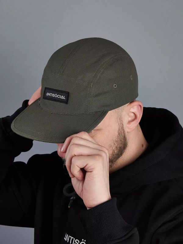 Кепка 5 panel patch Хаки - фото 5