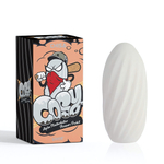 Карманный эластичный мастурбатор Alpha (Цвет: белый)