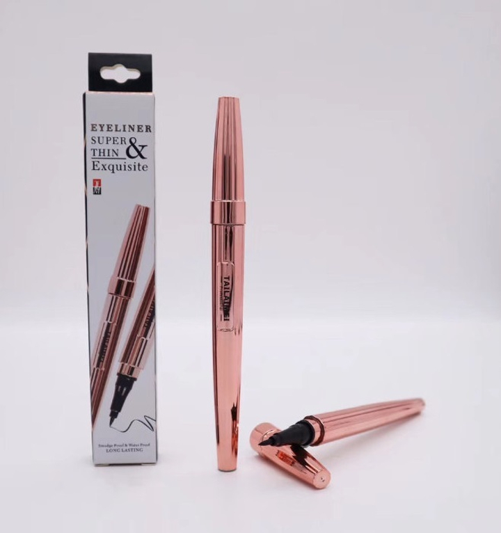 Подводка Tailaimei черная тонкая водостойкая фломастер, Eyeliner Super & Thin exquisite, 3 гр