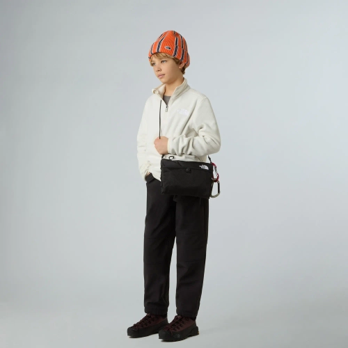 Детская флисовая кофта The North Face Teen Glacier 1/4 Zip бежевая