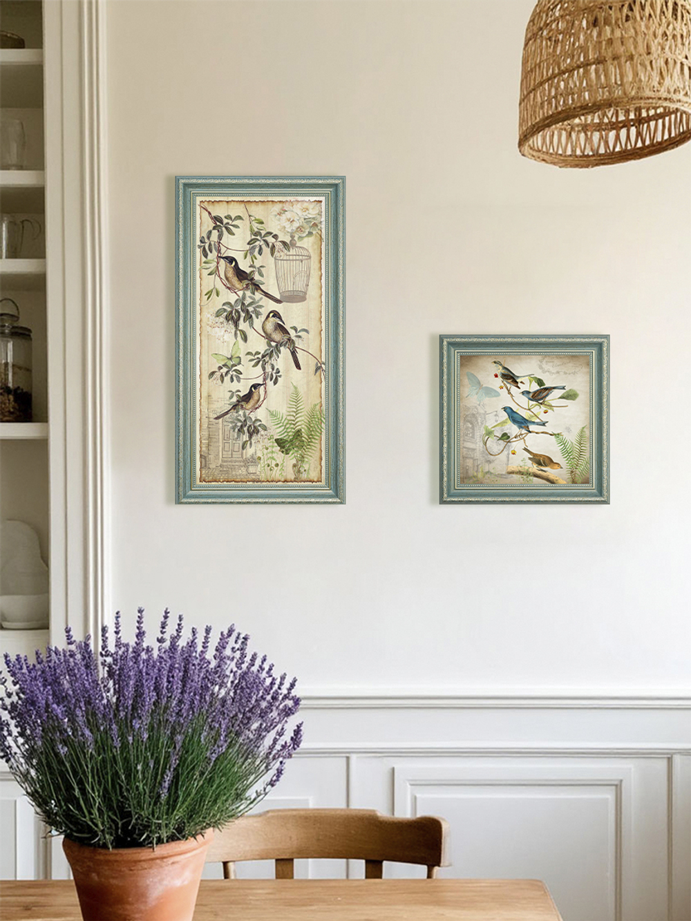 Картина на стену для интерьера на холсте в раме 25*25 см