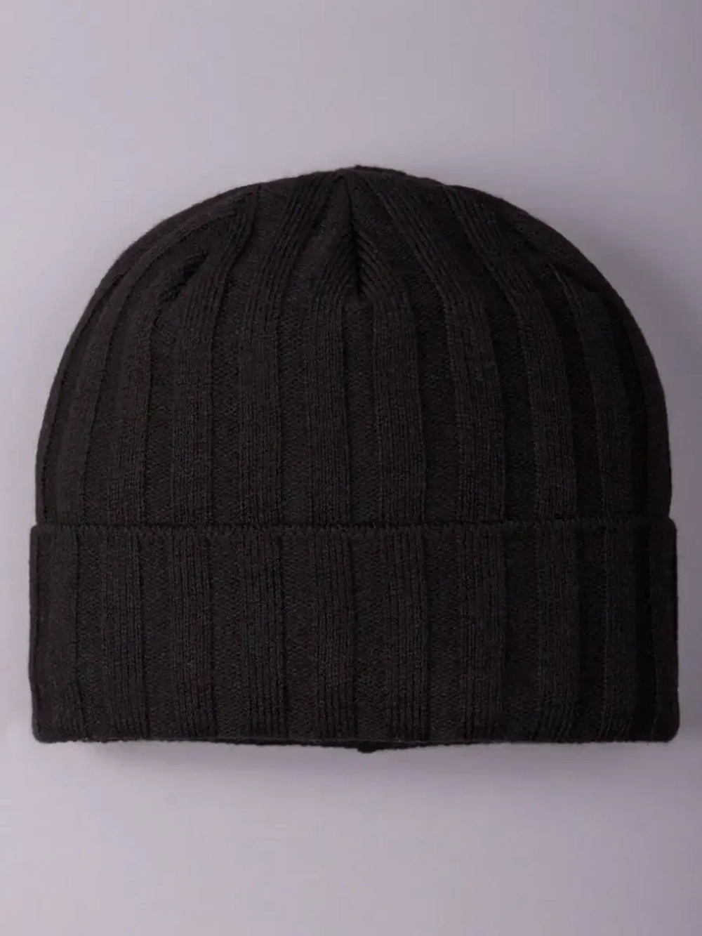 Шапка бини зимняя вязаная