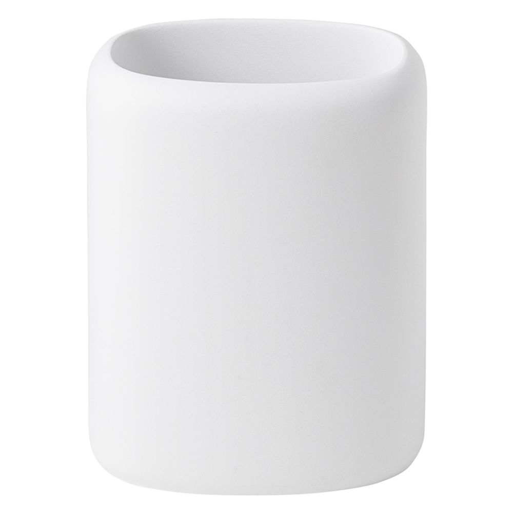 Стакан для зубных щеток Slim, белый