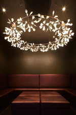 Pendant design lamp  Heracleum II by Moooi (Brass,  D72cm)