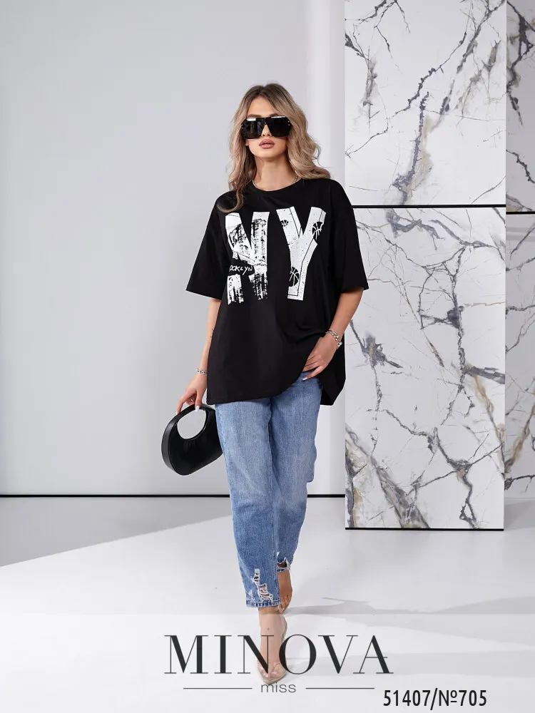 Футболка 705-черный Minova