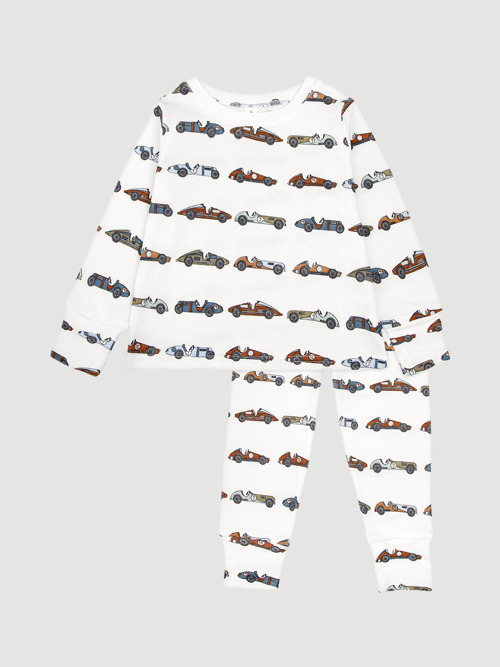 Пижама Mjölk Retro Cars, на манжетах