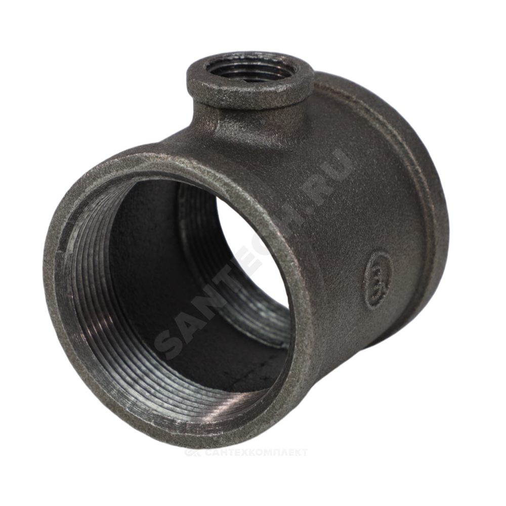Тройник переходной чугун Ду 25х20 (1"х3/4") ВР/ВР Fittex PLUS