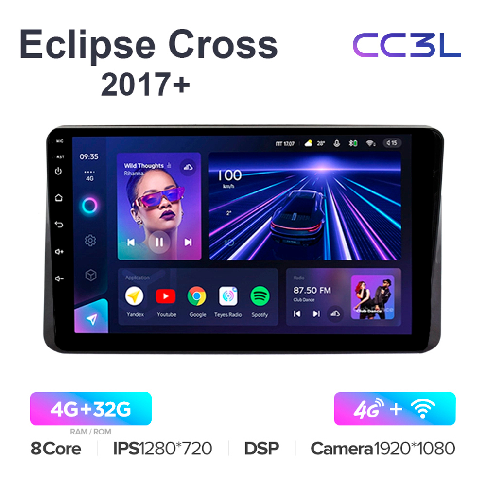 Teyes CC3L 10,2"для Mitsubishi Eclipse Cross 2017+