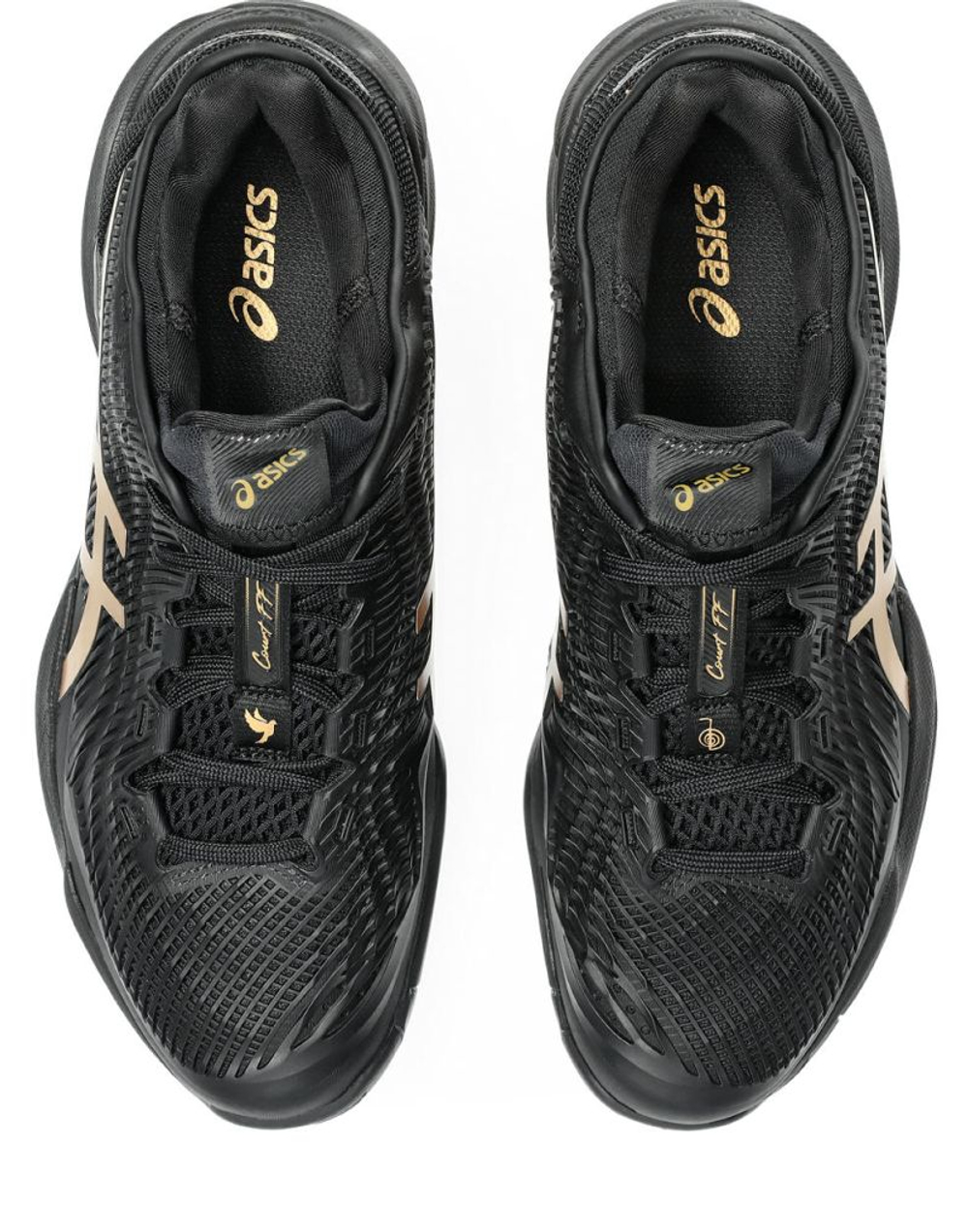 Мужские кроссовки теннисные Asics Court FF 3 Novak Night Energy - black/prism gold