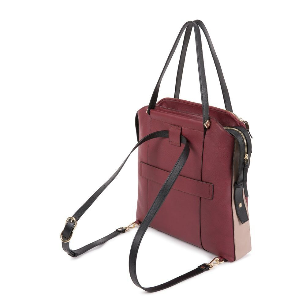 Сумка женская Piquadro Circle BD5389W92/BOBE бордовый/бежевый натур.кожа