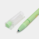 Ручка гелевая, пиши-стирай, Basir, синие чернила, серия "Авокадо", цветной корпус, 12 шт