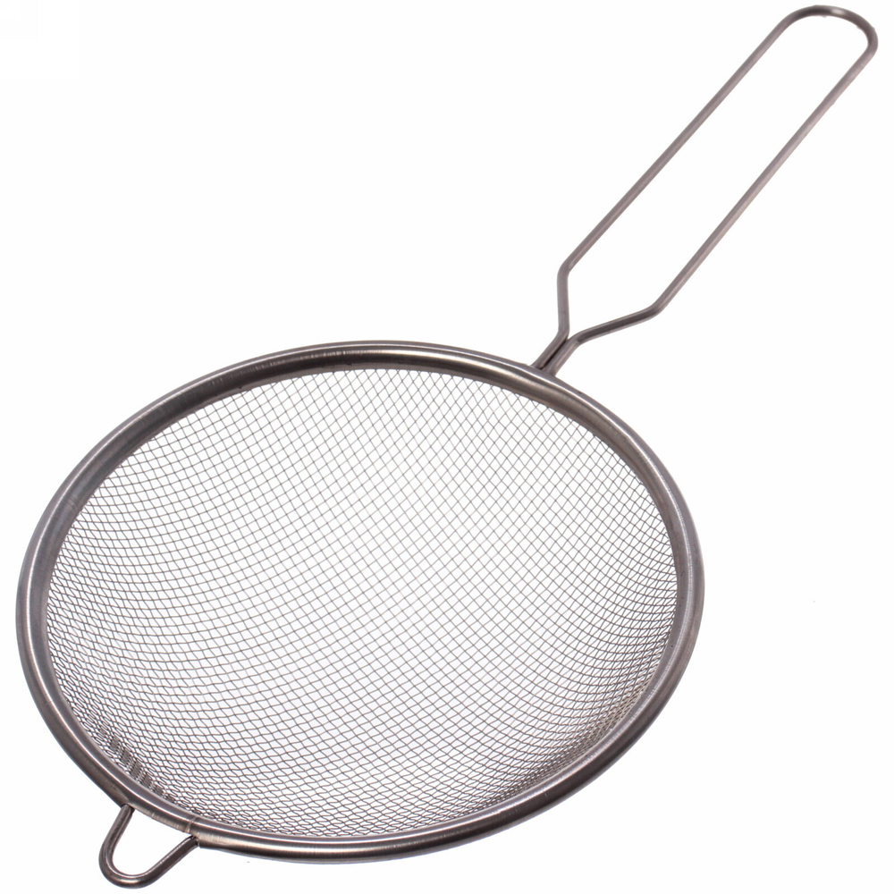 Сито металлическое 12 см с ручкой и ушками