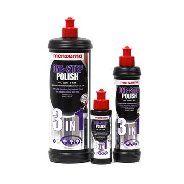 Menzerna One Step Polish 3in1 Паста полировальная среднеабразивная антиголограммная 100 мл
