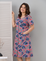 Халат Х-058/серый-голубойпион