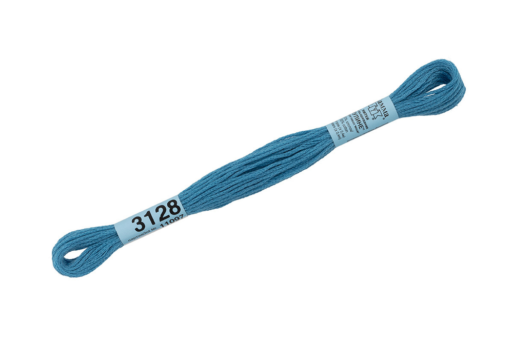 Мулине "Gamma", 100% хлопок , 8 м, №3128