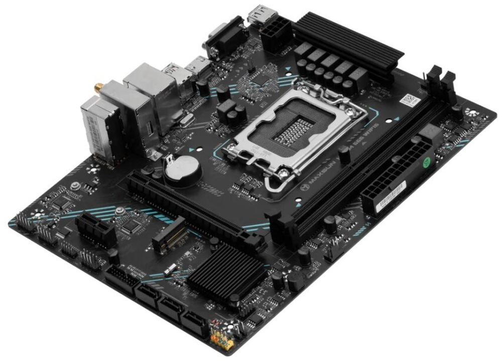Материнская плата mATX MAXSUN MS-H610M 666 WIFI6