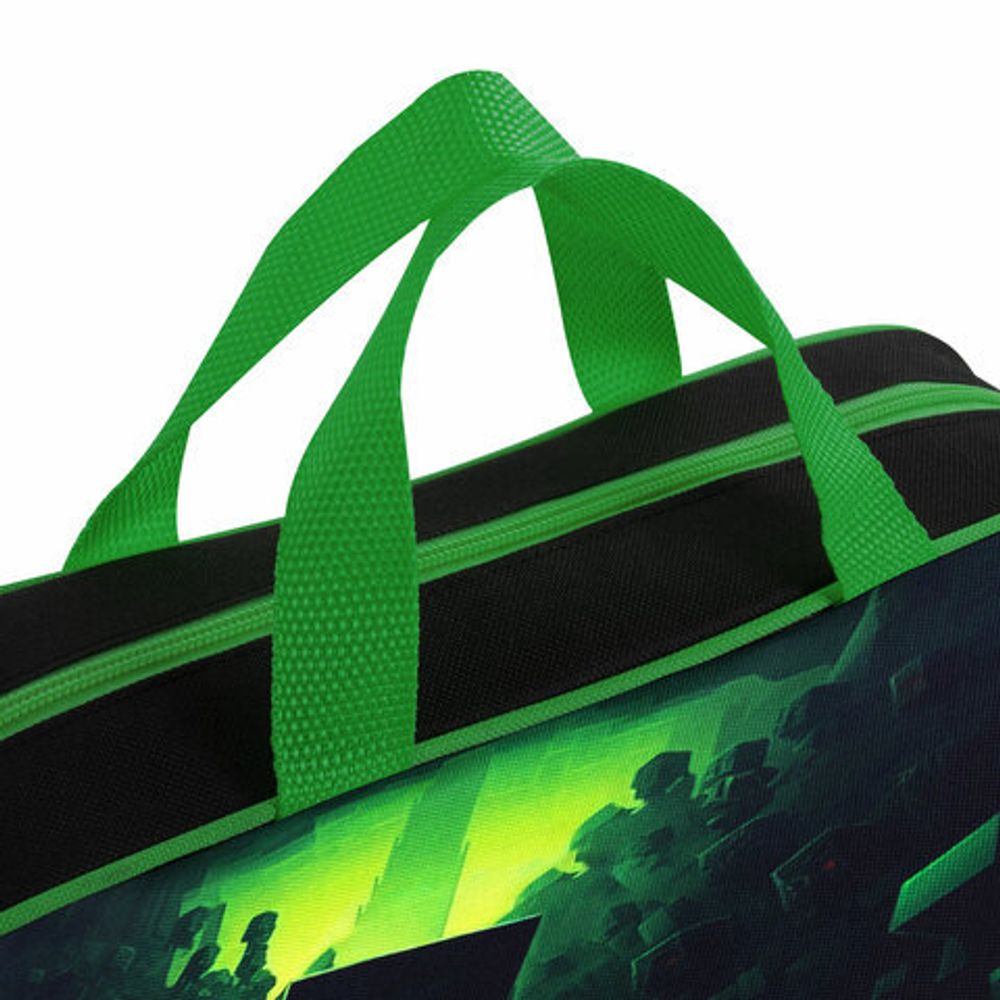 Папка на молнии с ручками BRAUBERG А4, 1 отделение, полиэстер, 80 мм, "Night warrior", 272183