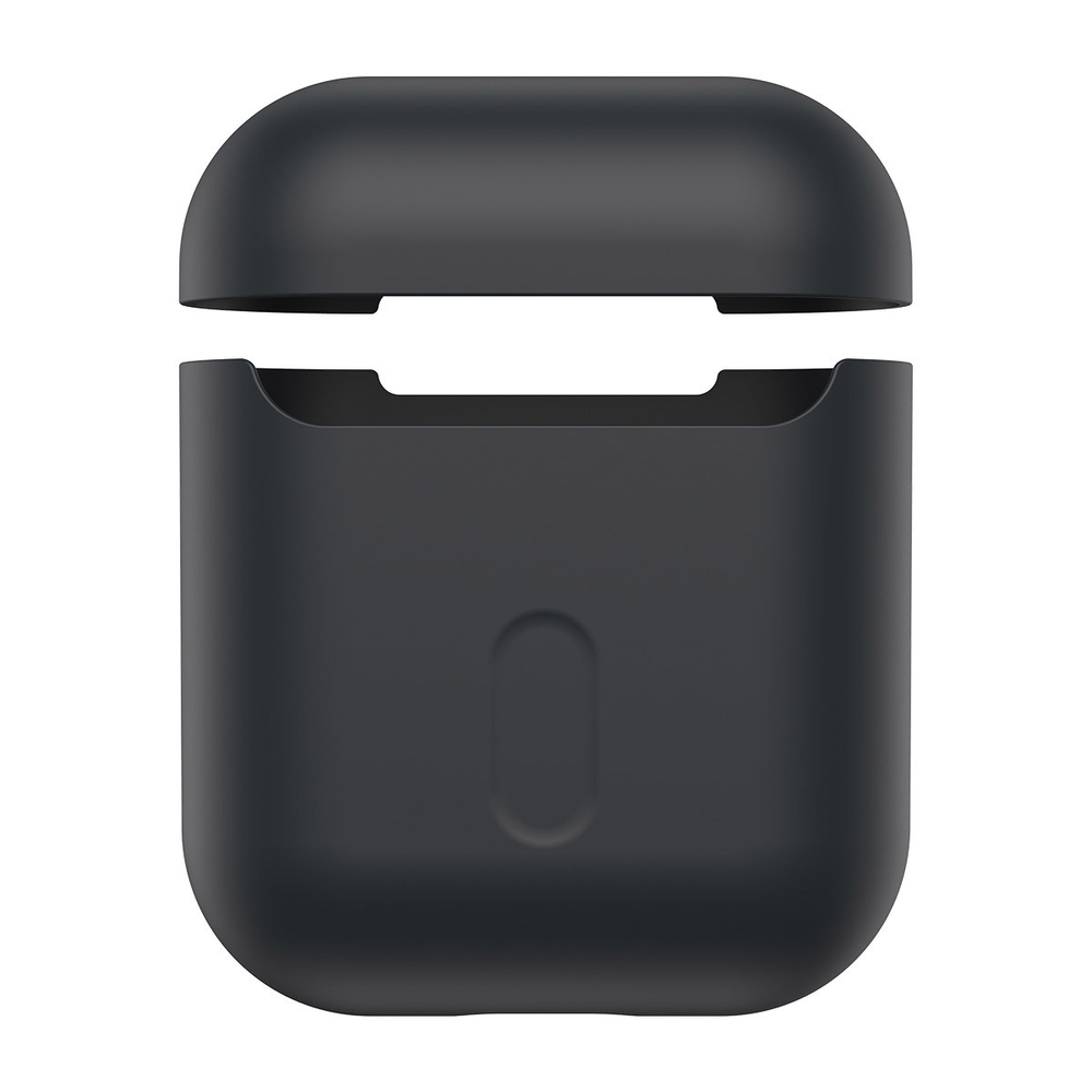 Чехол для Apple AirPods 1/2 Baseus Ultrathin Series Silica Gel Protector - Black