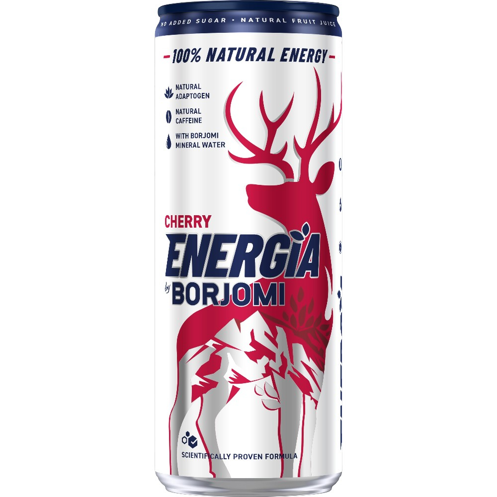 Энергетик Borjomi Вишня 0,24 л. in can
