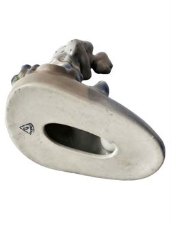 Фарфоровая статуэтка "Старик и золотая рыбка" Гжель