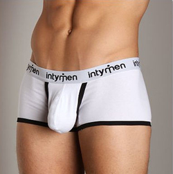 Мужские трусы боксеры Intymen Fill It White Boxer