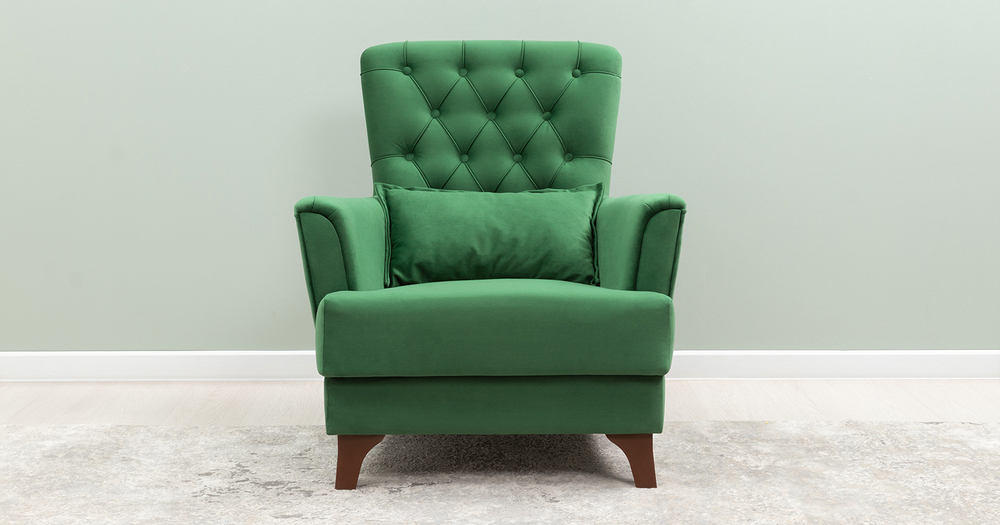 Ирис кресло для отдыха (темно-зеленый)