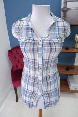 Рубашка ParkHande в клетку 40 размер