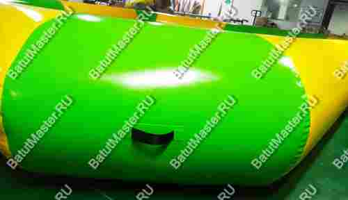 Квадратный надувной бассейн "Зебра", желто-зеленый 6*6*0.65 м