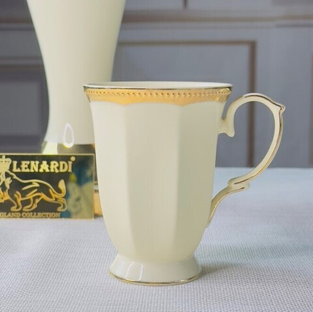 Lenardi 205-943 Кружка 250 мл ИМПЕРИАЛ ЗОЛОТО в под.уп.(х36)Фарфор